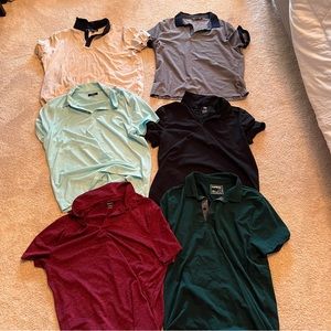 6 Men’s collared shirt bundle size large